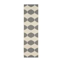 Safavieh Courtyard Collection Celina Geometric Indoor/Outdoor Runner Rug