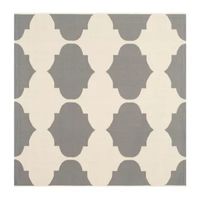 Safavieh Courtyard Collection Celina Geometric Indoor/Outdoor Square Area Rug