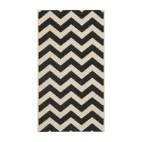 Safavieh Courtyard Collection Cennetig Chevron Indoor/Outdoor Area Rug