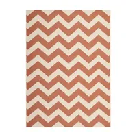 Safavieh Courtyard Collection Cennetig Chevron Indoor/Outdoor Area Rug