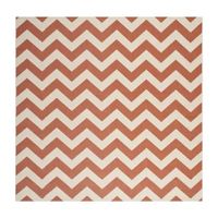 Safavieh Courtyard Collection Cennetig Chevron Indoor/Outdoor Square Area Rug