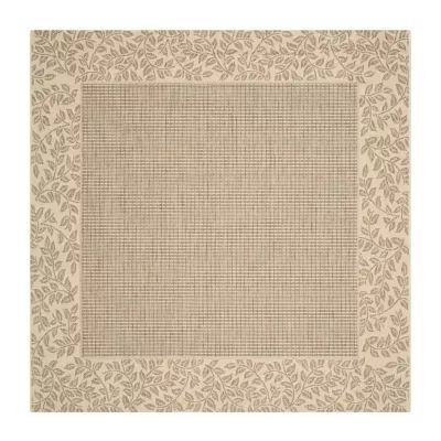 Safavieh Courtyard Collection Chad Oriental Indoor/Outdoor Square Area Rug