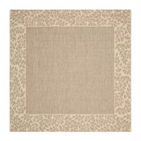 Safavieh Courtyard Collection Chad Oriental Indoor/Outdoor Square Area Rug