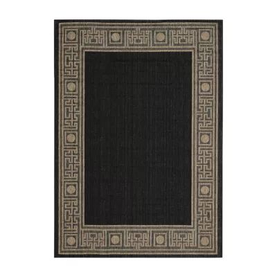 Safavieh Courtyard Collection Cherette Oriental Indoor/Outdoor Area Rug