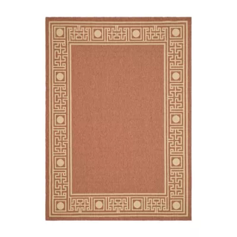 Safavieh Courtyard Collection Cherette Oriental Indoor/Outdoor Area Rug