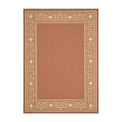 Safavieh Courtyard Collection Cherette Oriental Indoor/Outdoor Area Rug