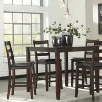 Signature Design by Ashley® Coviar 5-Piece Counter Height Dining Set