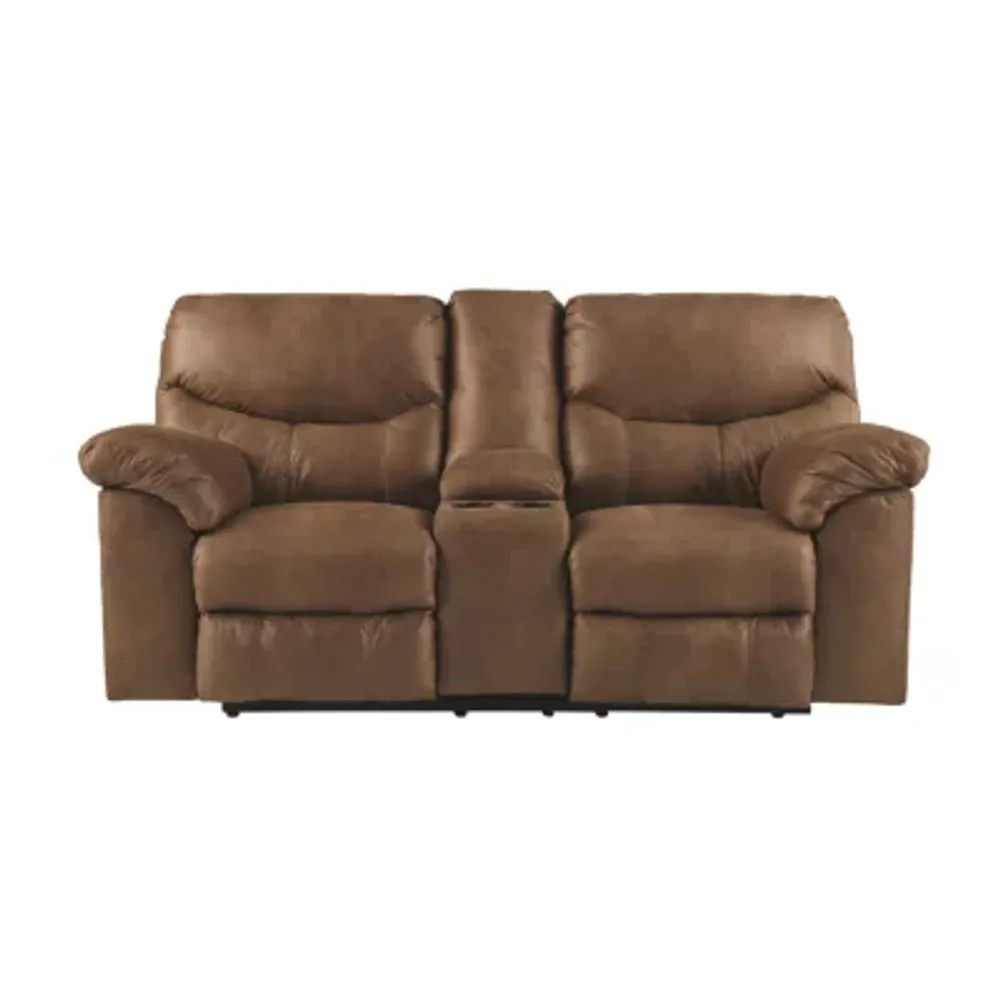 Signature Design by Ashley® Boxberg Reclining Loveseat With Console