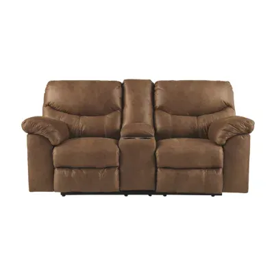 Signature Design by Ashley® Boxberg Reclining Loveseat With Console