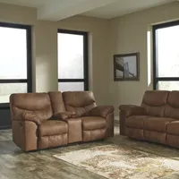 Signature Design by Ashley® Boxberg Reclining Loveseat With Console