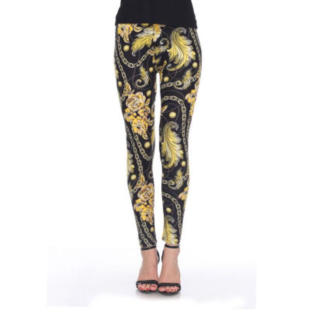 White Mark Womens Mid Rise Full Length Leggings | Brazos Mall