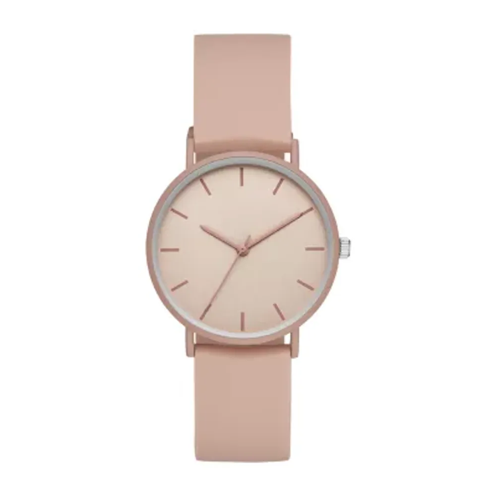 Womens Pink Strap Watch Fmdjo160