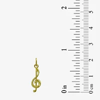 10K Yellow Gold Music Note Charm