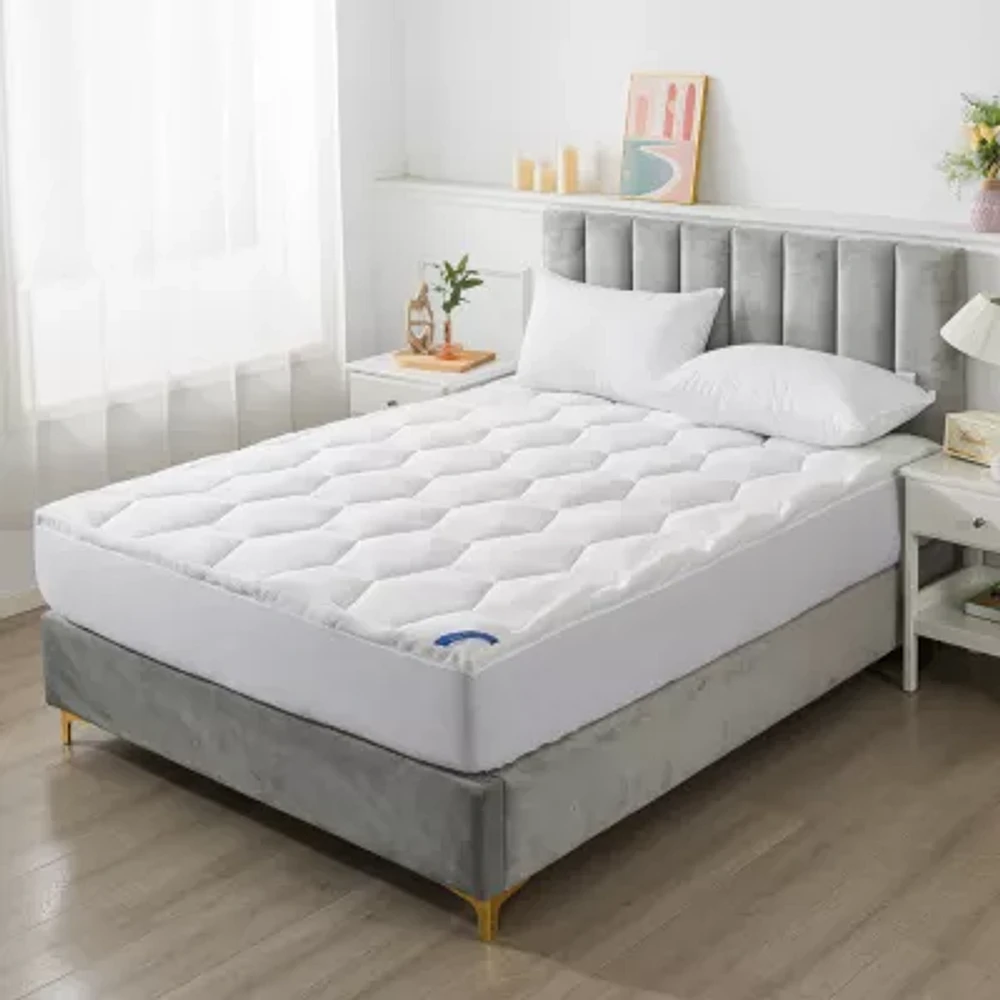 Royal Velvet Honeycomb Soft Knit Mattress Topper