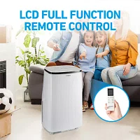 Coby 4-in-1 15,000 BTU AC, Heater, Dehumidifier & Fan for 775 Sq. Ft. with Remote Control and Timer