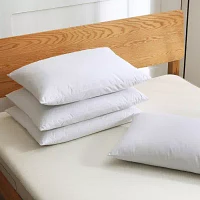 St. James Home 4 Pack Soft Cover Nano Feather Filled Bed Pillows