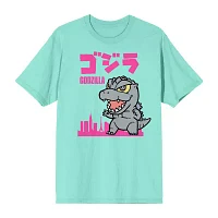 Juniors Chibi Godzilla Boyfriend Tee Womens Crew Neck Short Sleeve Graphic T-Shirt