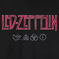 Juniors Led Zepplin Boyfriend Tee Womens Crew Neck Short Sleeve Graphic T-Shirt