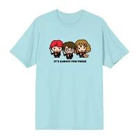 Juniors Harry Potter Chibi Boyfriend Tee Womens Crew Neck Short Sleeve Graphic T-Shirt