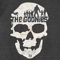 Juniors The Goonies Skull Boyfriend Tee Womens Crew Neck Short Sleeve Graphic T-Shirt