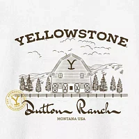 Juniors Yellowstone Dutton Ranch Womens Crew Neck Long Sleeve Sweatshirt