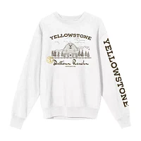 Juniors Yellowstone Dutton Ranch Womens Crew Neck Long Sleeve Sweatshirt