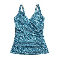 Dolfin Aquashape Women's Print Wrap Tankini Top