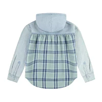 Levi's Big Girls Long Sleeve Button-Down Shirt