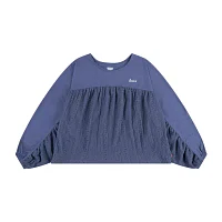 Levi's Big Girls Round Neck Long Sleeve Blouse