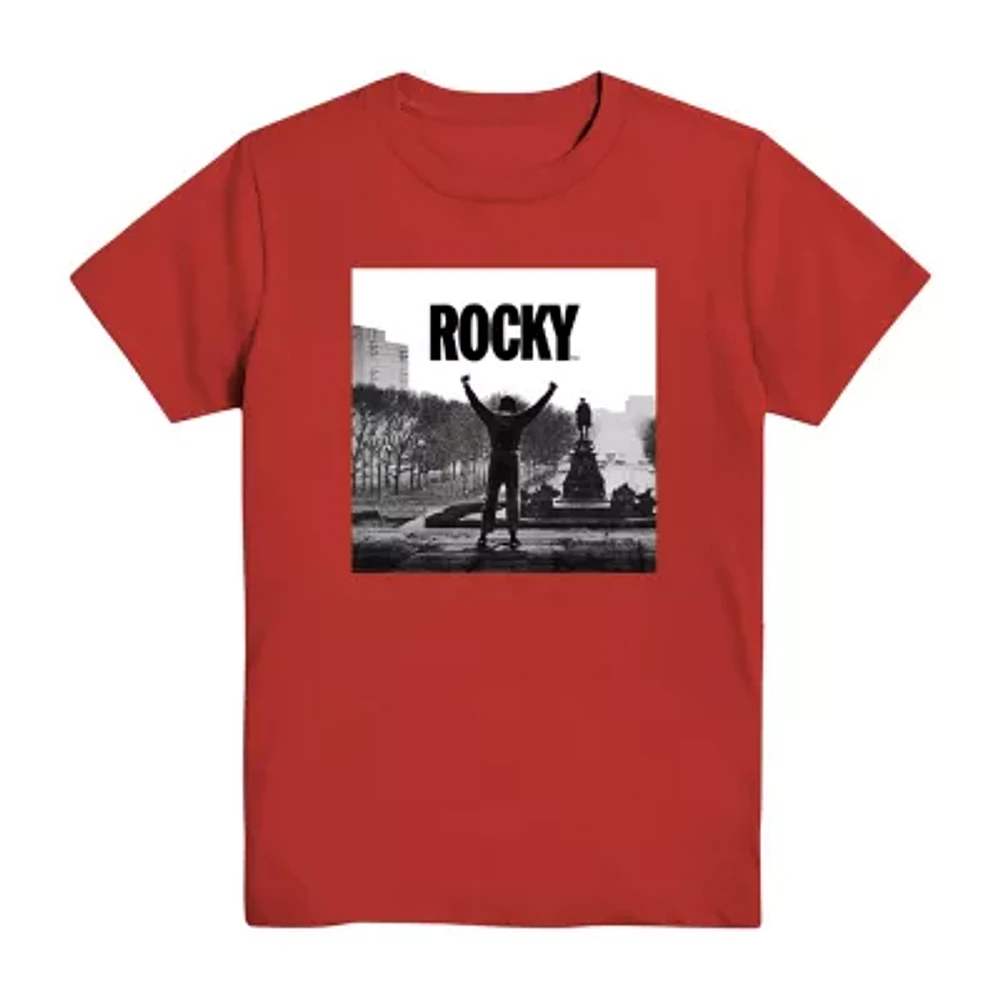 Little & Big Boys Rocky Crew Neck Short Sleeve Graphic T-Shirt