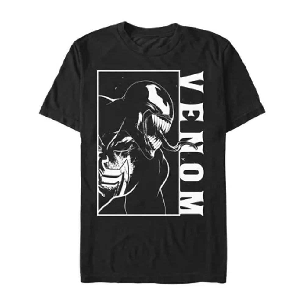 Mens Short Sleeve Venom Graphic T-Shirt
