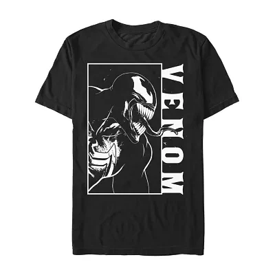 Mens Short Sleeve Venom Graphic T-Shirt