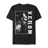 Mens Short Sleeve Venom Graphic T-Shirt