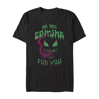 Mens Short Sleeve Venom Graphic T-Shirt