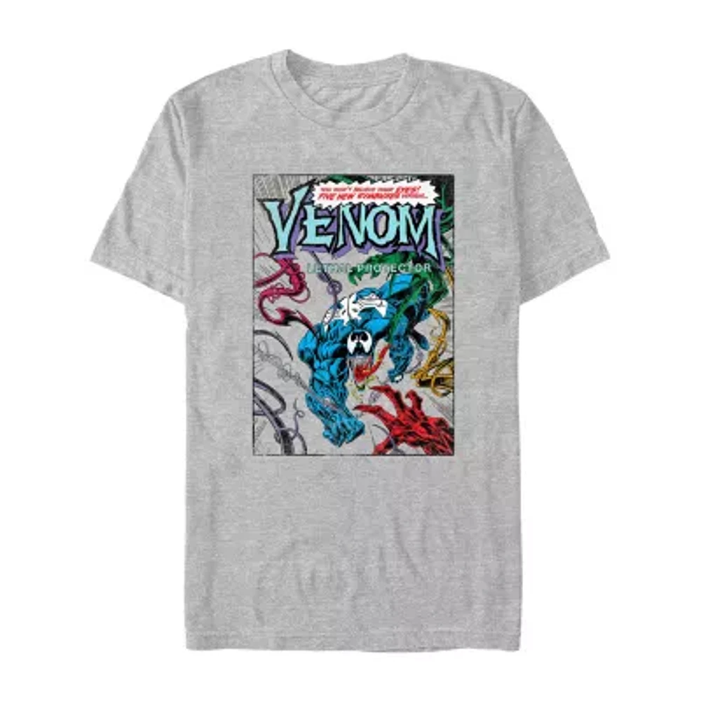 Mens Short Sleeve Venom Graphic T-Shirt