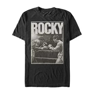 Mens Short Sleeve Rocky Graphic T-Shirt