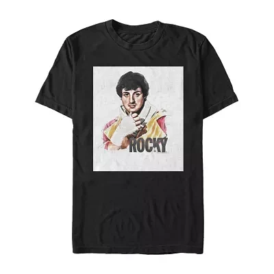 Mens Short Sleeve Rocky Graphic T-Shirt