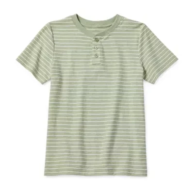 Thereabouts Little & Big Boys Short Sleeve Henley Shirt