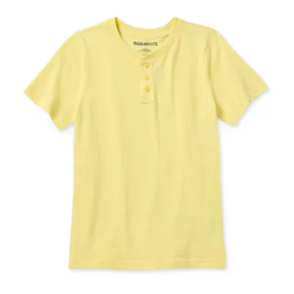 Thereabouts Little & Big Boys Short Sleeve Henley Shirt