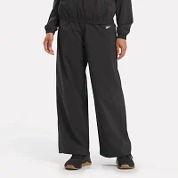 Reebok Womens High Rise Wide Leg Track Pant