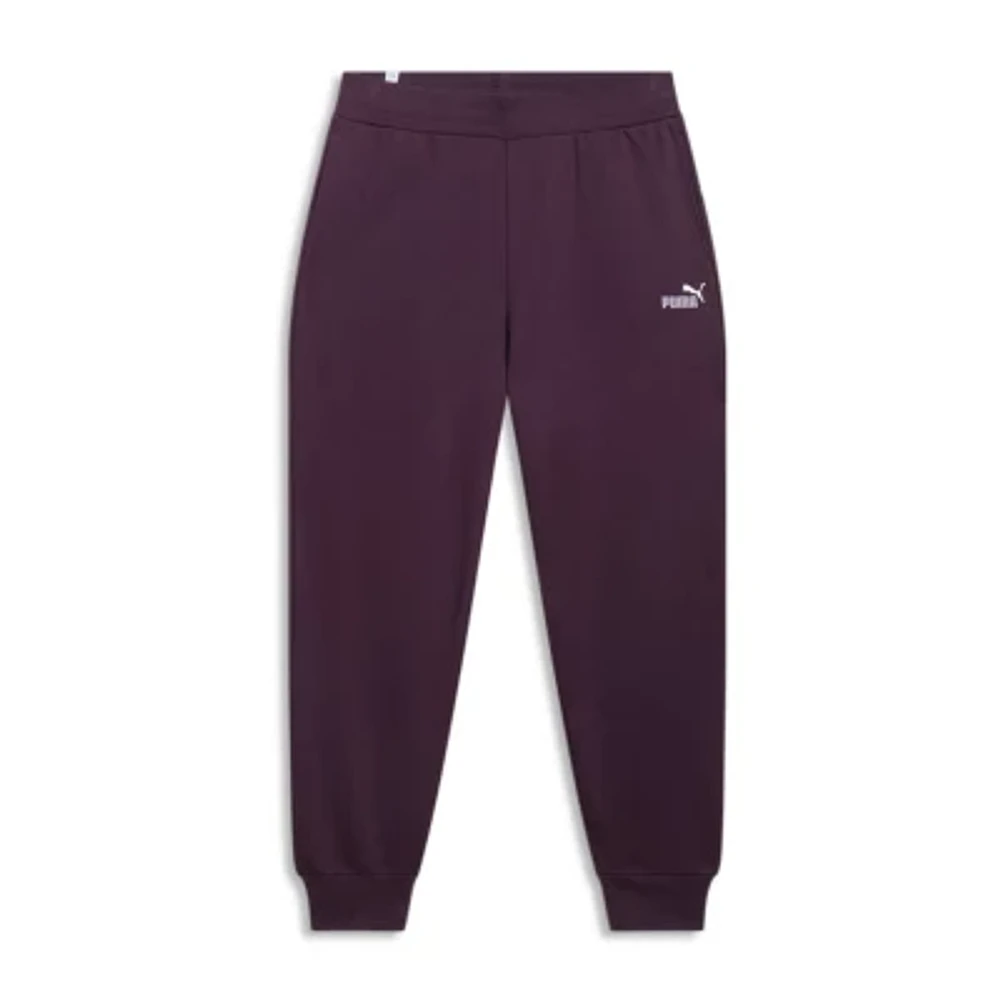 PUMA Womens Mid Rise Cuffed Sweatpant Plus