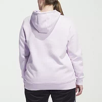 adidas Rhinestone Logo Hoodie (Plus Size)