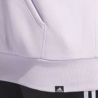 adidas Rhinestone Logo Hoodie (Plus Size)