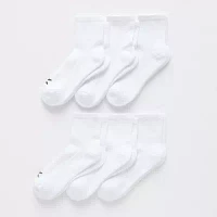 Xersion Essential Performance 6 Pair Quarter Ankle Socks Womens