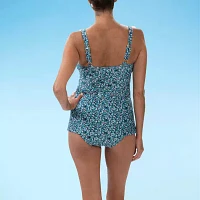 Dolfin Aquashape Women's Print Wrap Tankini Top