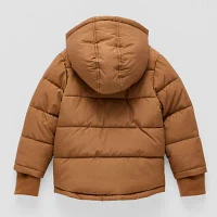 Okie Dokie Baby & Toddler Boys Hooded Heavyweight Puffer Jacket