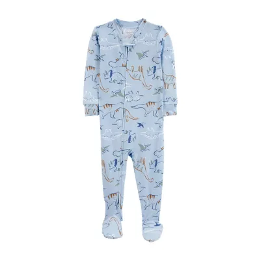 Carter's Baby Boys Footed Long Sleeve One Piece Pajama