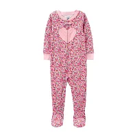 Carter's Baby Girls Footed Long Sleeve One Piece Pajama