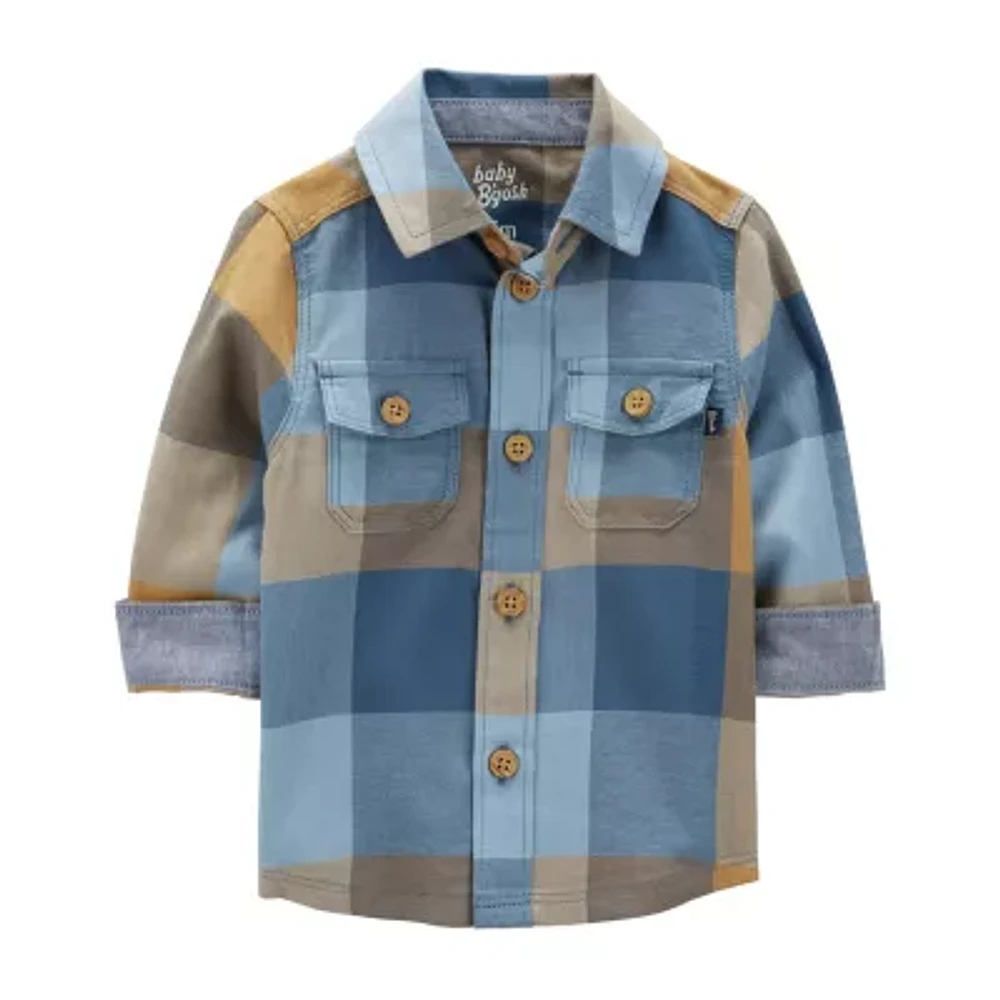 Oshkosh Baby Boys Lightweight Shirt Jacket