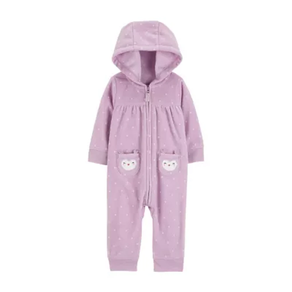 Carter's Baby Girls Long Sleeve Jumpsuit